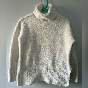 Fuzzy white sweater